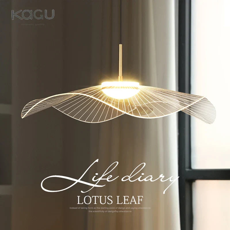 Lotus Leaf Hat Chandelier: Modern Fashion for Living Room & Bedroom