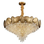 Crystal Chandelier: Modern Round Headlight for Livingroom and Master Bedroom