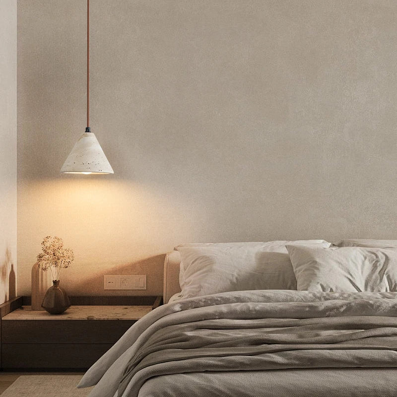 Wood Canopy LED Pendant Light - Nordic Modern Hang Lamp Luminaria Pendente
