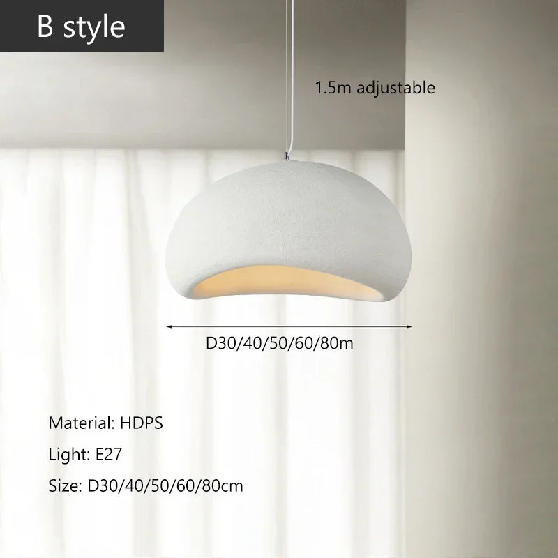 Wabi Sabi Ceiling Chandelier Dining Room Bedroom Hanging Light