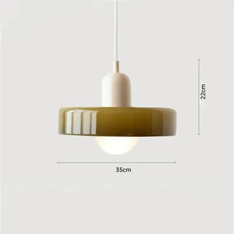 Nordic Glass Chandelier for Home Decor Hanging Lighting Fixtures