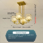 Crystal Chandelier: Modern Light Luxury for Living Room, Bedroom, Restaurant, Villa, Hotel