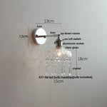 Afralia™ Ceramic LED Wall Light Sconce, Pull Chain Switch, Modern Style