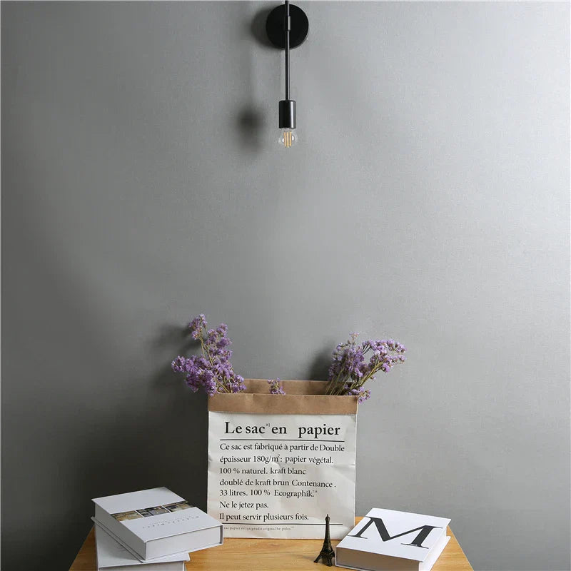 LED Wall Lamp: Modern Two Arm E27 Bedroom Lighting for Bedside, Bathroom Mirror, Vanity.