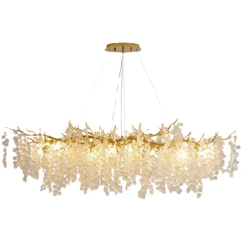 Modern Luxury Gold Branch Pendant Light - Aluminum LED Luminarias