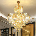 Crystal Villa Chandelier: Modern, Luxury, and Elegant Spiral Staircase Lighting