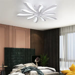 Modern Acrylic LED Chandelier Ceiling Light Fixture with RC Dimming – Indoor Plafon Lamp