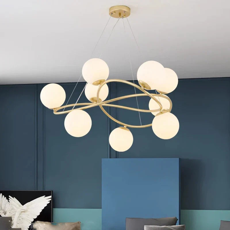 Modern LED Pendant Light Chandeliers for Living Room Dining Room Indoor Lighting