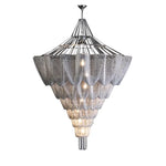 Nordic Tassel Chandelier Spiral Staircase Ceiling Light for Villa Living Room