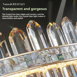 Crystal Chandelier: Modern Luxury for Living Room, Dining Room, Bedroom