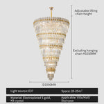 Crystal Chandelier: Modern Light Luxury for Living Room, Dining Room, and Bedroom