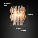 Glass Art LED Chandelier for Living Room