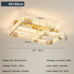 Crystal Dimmable Ceiling Light - Luxury Living Room Bedroom Lamp