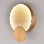 Moonshade Natural Marble & Copper Wall Sconce