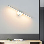 Linear LED Wall Lamp with Switch, 300° Rotation, 41CM, Nordic Minimalist Design