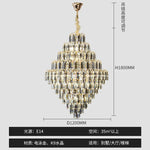 Designer LED Crystal Chandelier for Luxury Villas, Hotels & Restaurants