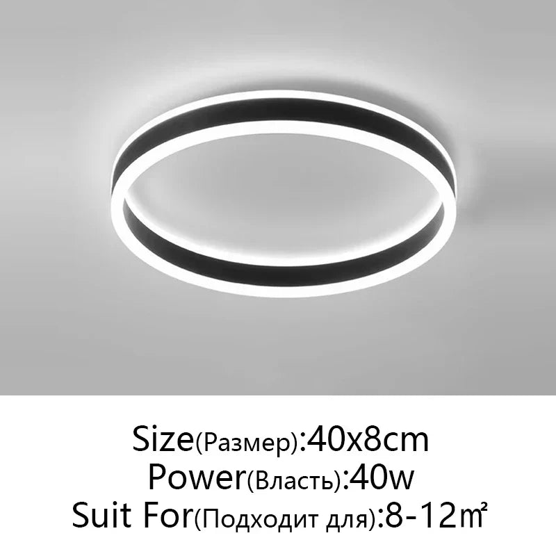 LED Pendant Light Ceiling Lamp Living Room Kitchen Dining Minimalist Decor