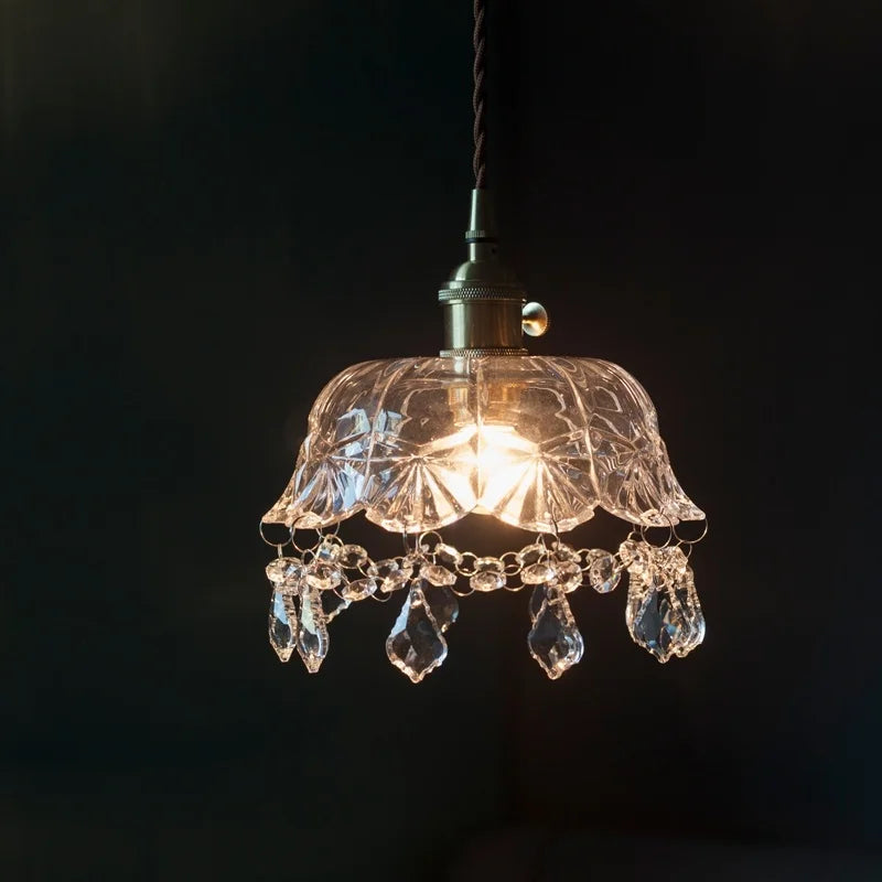 Crystal Glass LED Pendant Lights for Modern Spaces