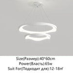 Minimalist LED Pendant Lamp for Living Room, Bedroom, and Restaurant