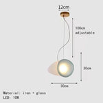 Nordic LED Pendant Chandelier for Dining Kitchen Study Bedroom Lighting
