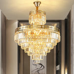 Crystal Villa Chandelier: Modern, Luxury, and Elegant Spiral Staircase Lighting