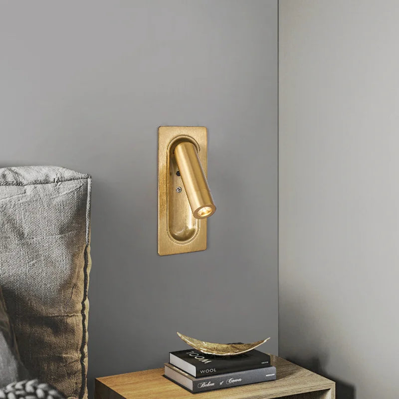 3W LED Mounted Headboard Wall Light for Bedroom and Hotel