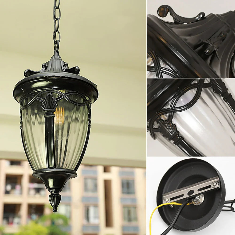 Outdoor Waterproof Chandeliers Wall Lights - European Retro Garden & Villa Decor Lighting