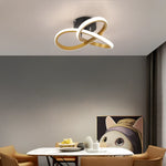 Twisted Acrylic LED Ceiling Chandelier for Modern Home Decor & Lighting