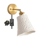 Elk Ceramic LED Wall Sconce, Nordic Copper Pull Chain Mirror Light