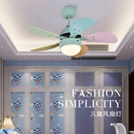 Modern LED Ceiling Fan with Remote Control & Minimalist Design in Black