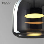 Glass Pendant Light: Nordic LED Hanging Lamp for Dining Room, Bedroom, Modern Decor