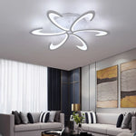 Modern Acrylic LED Chandelier Ceiling Light Fixture with RC Dimming – Indoor Plafon Lamp