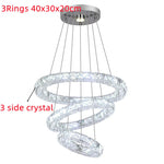 Crystal Pendant Chandeliers Modern Nordic Style Dining Room Living Room Lighting