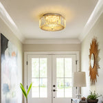 Crystal LED Ceiling Chandelier Light Circle Design Indoor Lighting