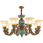 Classical Resin Chandelier for Luxurious Living Room, Dining Room, and Bedroom Lighting