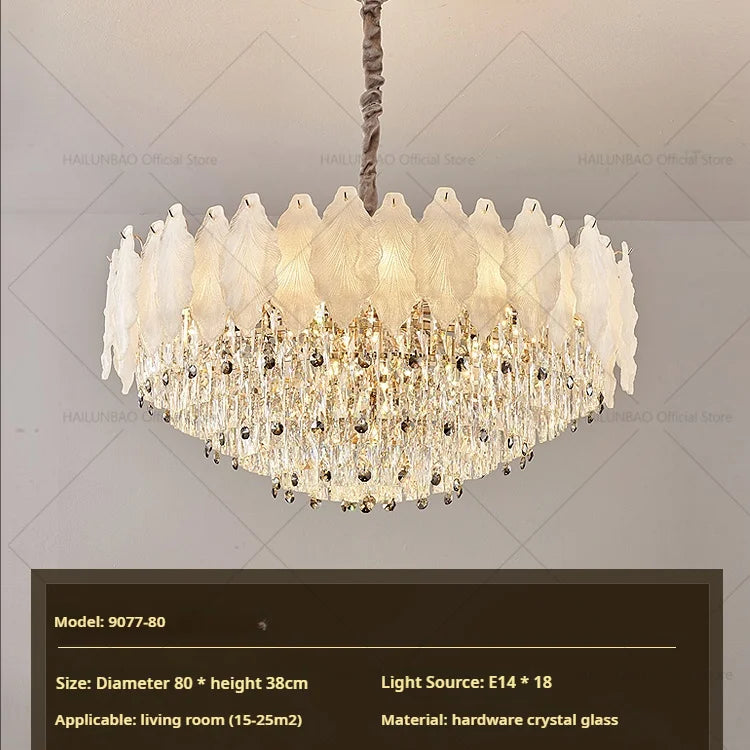 Crystal Chandelier: Modern Elegance for Living Room, Bedroom - High-End Luxury Lighting