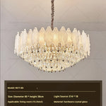 Crystal Chandelier: Modern Elegance for Living Room, Bedroom - High-End Luxury Lighting