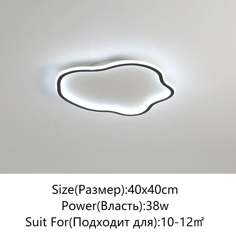 LED Ceiling Light: Minimalist Home Lighting Fixture for Living Room, Bedroom, Kitchen