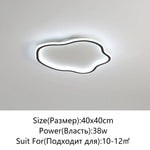 LED Ceiling Light: Minimalist Home Lighting Fixture for Living Room, Bedroom, Kitchen