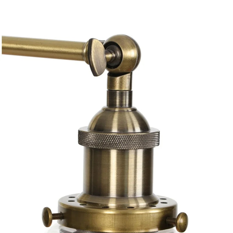Industrial Vintage Loft 2-Light Plug In LED Wall Lamp