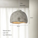Nordic Wabi Sabi Pendant Lights Chandelier for Home Decor & Bedroom