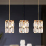 Afraliatm Crystal Pendant Light | Modern Chandelier for Dining Table and Kitchen Island