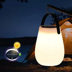 Solar Powered LED Tabletop Lantern with USB Rechargeable Battery