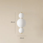 Glass Ball Chandelier Pendant Light for Living Bedroom