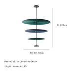 Dimmable Cotton Chandelier | Post-modern Art Decor for Living Room and Office