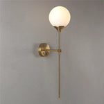 Glass Lampshade Wall Sconces for Bedside and Living Room Decor