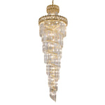 Luxury Crystal Chandelier for Duplex Building, Hotel Lobby, Villa Staircase & Hall