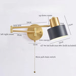 Afralia™ Iron Art LED Wall Lamp for Bedroom Stair Kitchen Living Room Decor