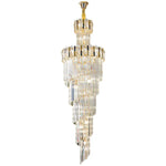 Rotating Crystal Stairwell Chandelier