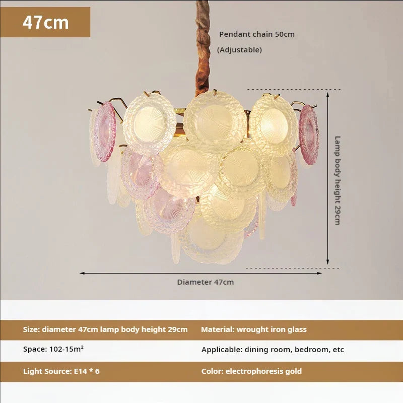 Modern Crystal Pearl Chandelier for Living Room, Bedroom, Dining Room